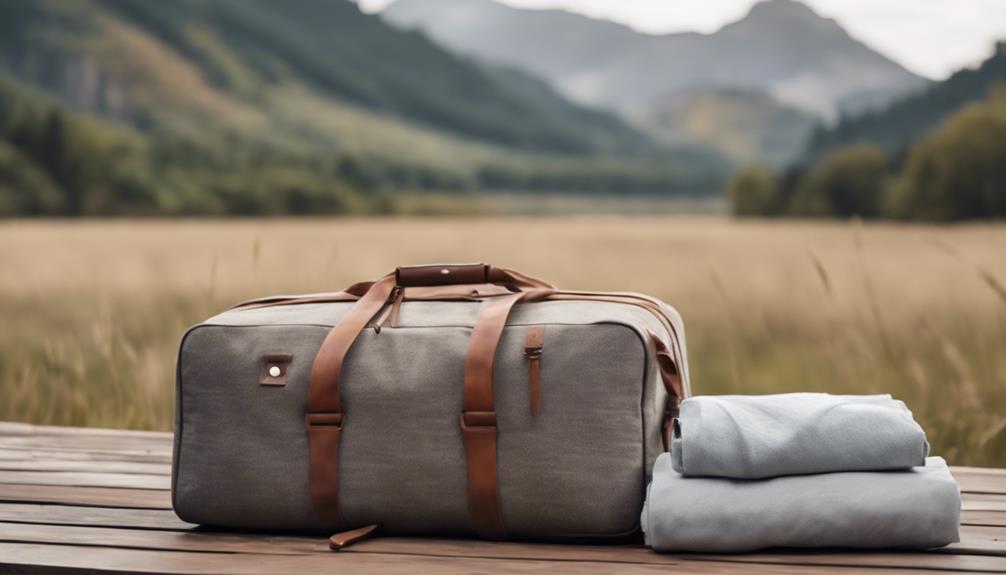 traveling with minimal luggage