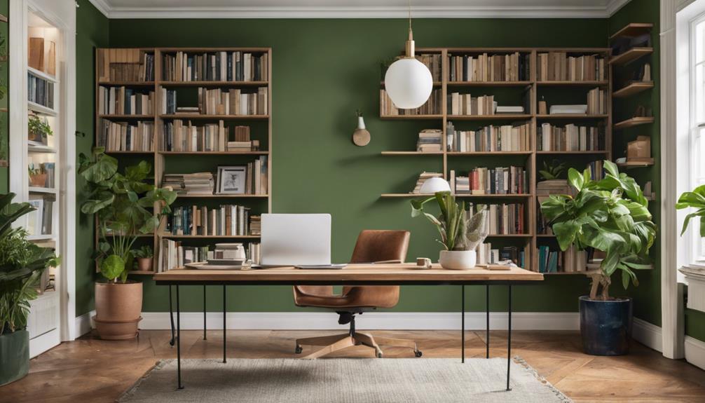 productive home office setup