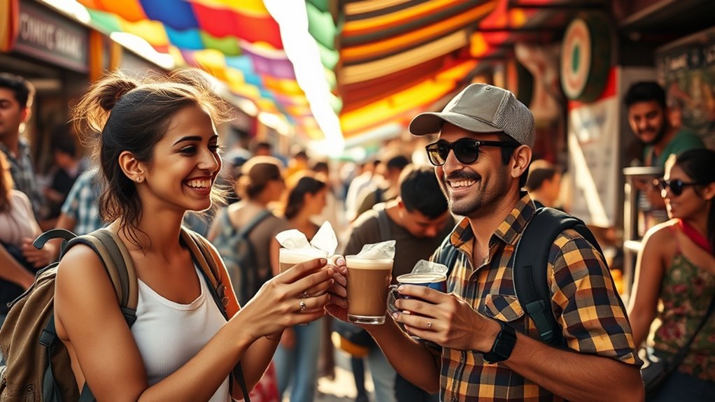 making friends abroad easily