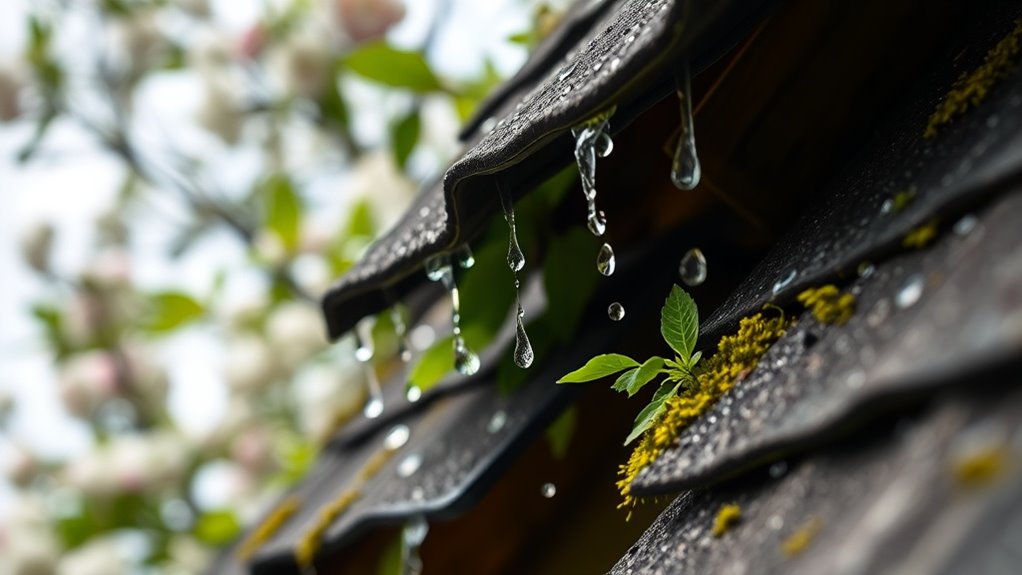 spring rain roof maintenance